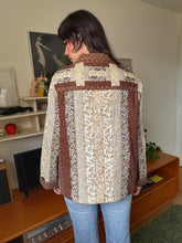 70s Quilted Floral Jacket