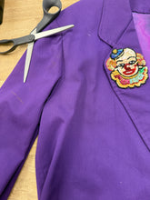 1980s Purple Sequined Circus Clown & Balloons Blazer