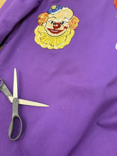 1980s Purple Sequined Circus Clown & Balloons Blazer