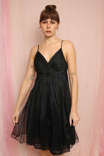 ❤️ 70s Black Babydoll Nightgown