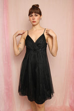 ❤️ 70s Black Babydoll Nightgown