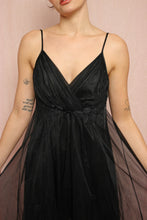 ❤️ 70s Black Babydoll Nightgown