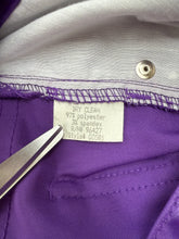 Y2K Purple Satin Low Rise Flares