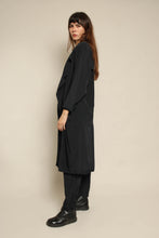 1980s Black Duster Jacket & Trousers Set