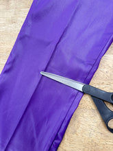 Y2K Purple Satin Low Rise Flares