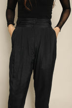 1980s Black Duster Jacket & Trousers Set