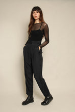 1980s Black Duster Jacket & Trousers Set