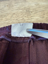 1990s Maroon Jacquard & Lace Whimsigoth Maxi Skirt