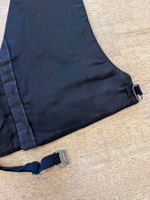 1980s Black Velvet Vest With Open Back
