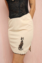 ❤️ 60s Leopard Cat Print Slip Skirt