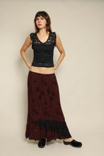Y2K Black Sheer Floral Lace Shirt With Flutter Sleeves