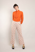 80s Orange Ascot Shirt