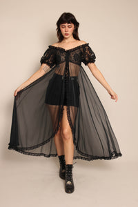 70s Sabrina Witch Nightgown - S
