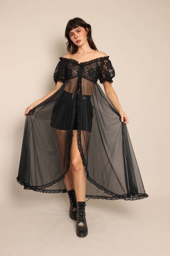70s Sabrina Witch Nightgown - S