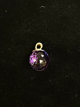 Natural Amethyst Faceted Pendant