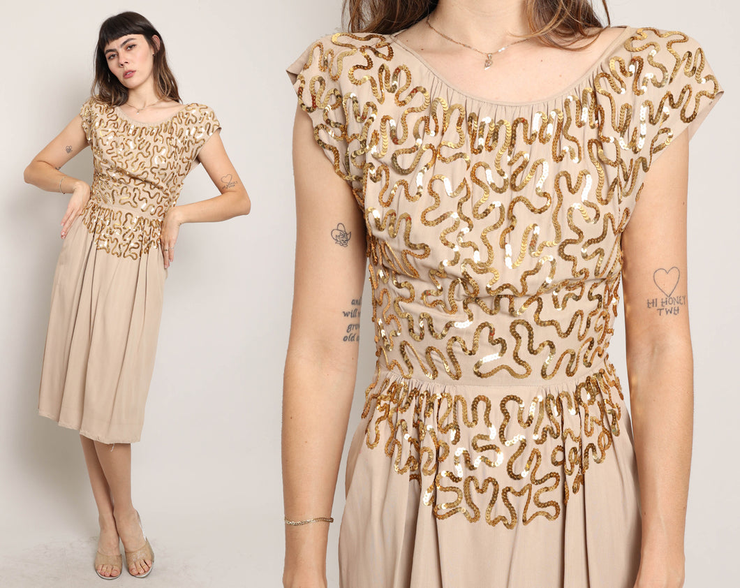 40s Sequined Dress