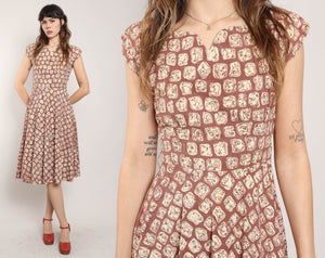 50s Taxco Cotton Dress