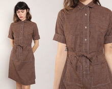 60s Detailed Stitching Dress