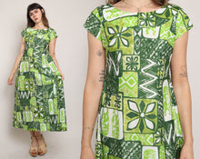 70s Tiki Hawaiian Dress