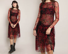 30s Wine Lips Witch - Dress