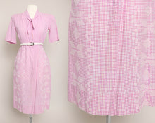 50s Gingham Cross Stitch Dress