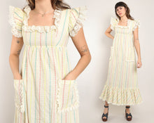 70s Flutter Prairie Dress