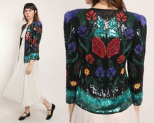 80s Sequined Beaded Jacket