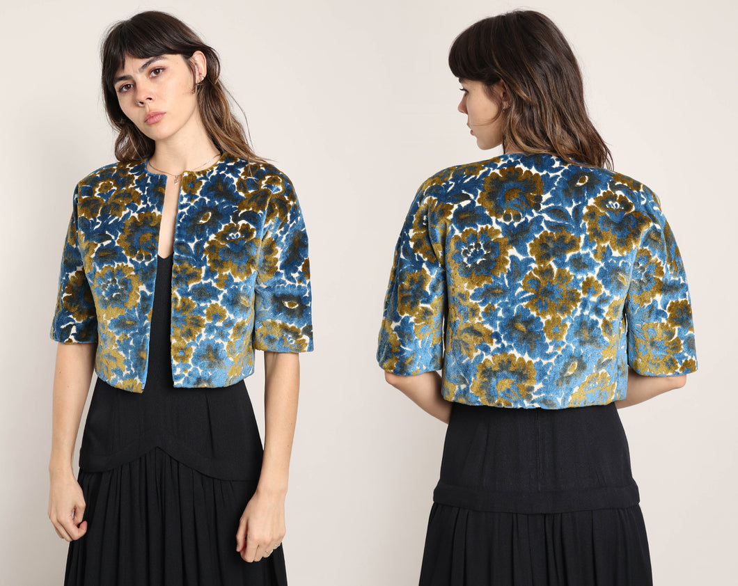 60s Chenille Tapestry Jacket