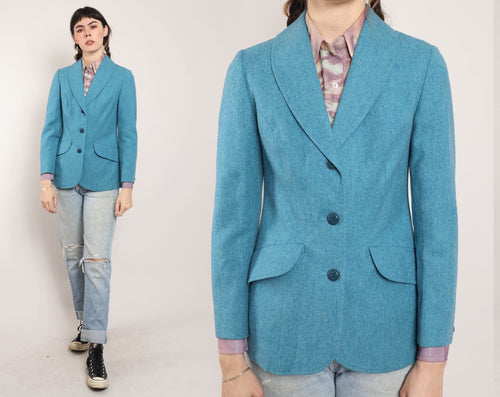 70s Turquoise Pendleton Jacket