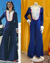70s Tuxedo Bell Bottom Jumpsuit
