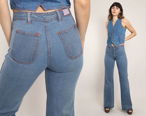 70s Faded Glory Bell Bottoms