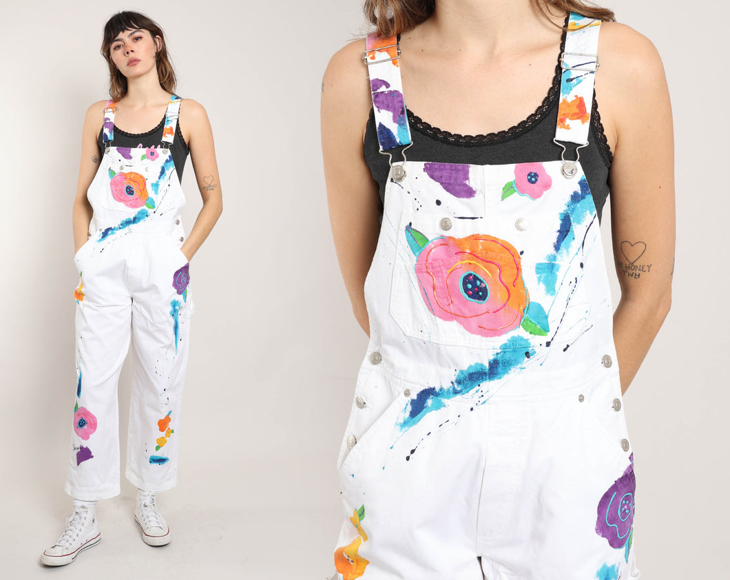 00s Hand Painted Overalls