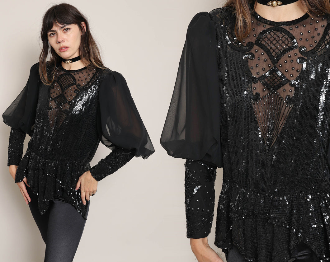 80s Glitzy Witch - Blouse