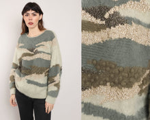 80s Textured Angora Sweater