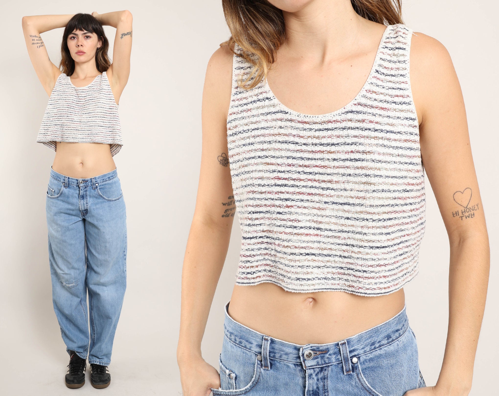 80s Cotton Knit Tank – Luxie Vintage