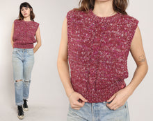 80s Speckled Sweater Vest