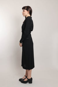 40s Noir Witch Dress
