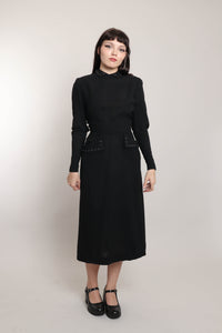 40s Noir Witch Dress