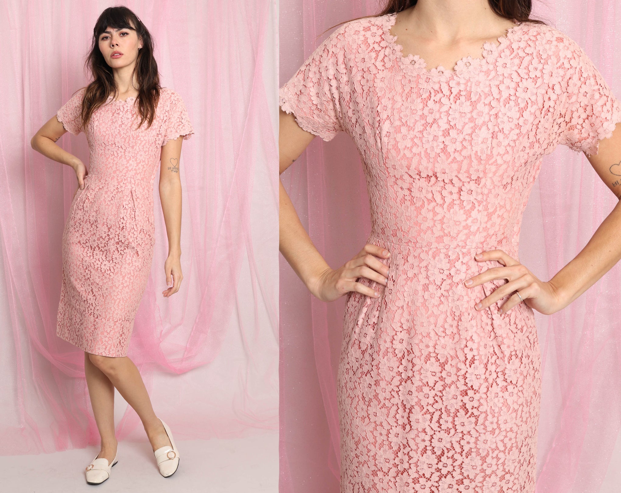 Lace 50s dress clearance
