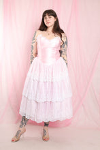 ❤️ 80s Sweetheart Satin Dress
