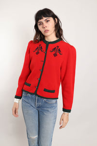 80s Astrifa Love Bird Cardigan