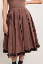 50s Pom Pom Cotton Dress
