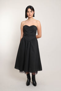 90s Strapless Sweetheart Dress