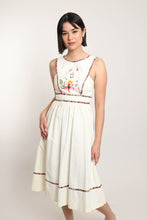 70s Embroidered Prairie Dress