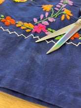 70s Blue Oaxacan Dress