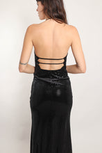 90s Black Sequined Dress