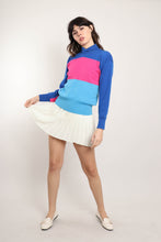 80s Color Block Sweater
