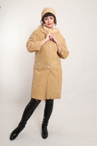 60s Mink Fur Coat Set