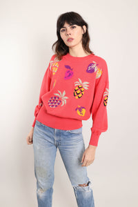 90s Escada Fruit Sweater