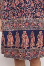 70s Batik Cotton Dress